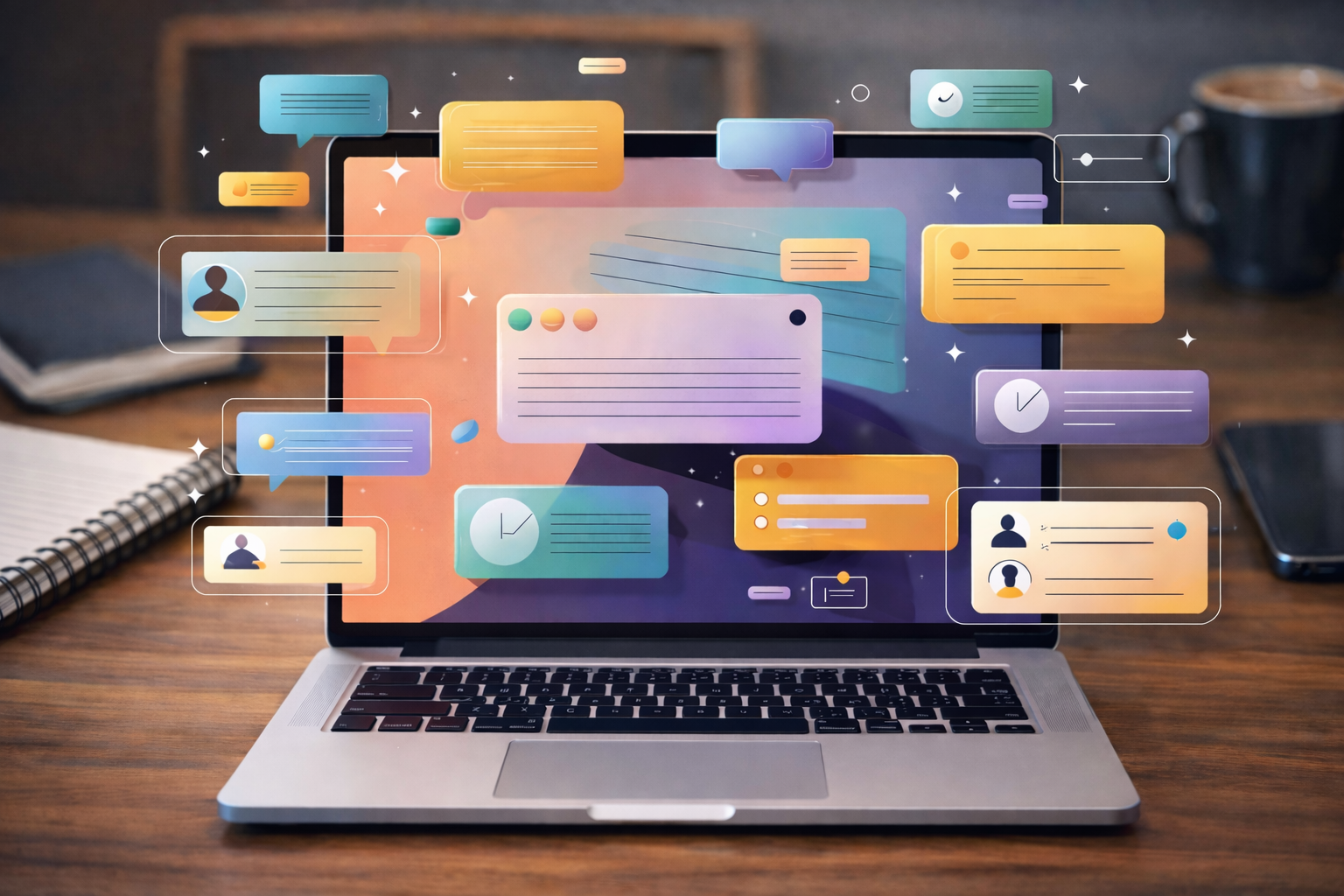 チャットの流れ